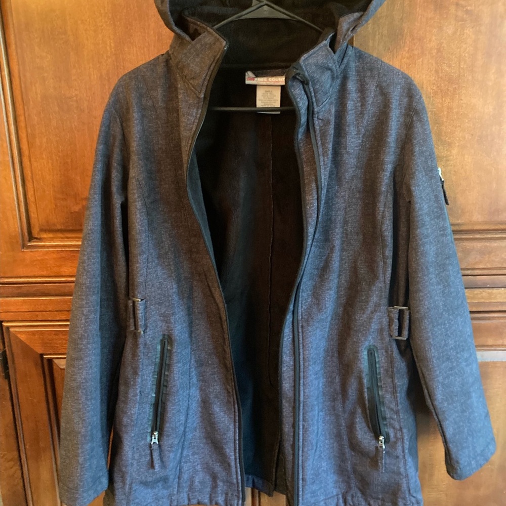 Free Country hooded weather proof lined jacket